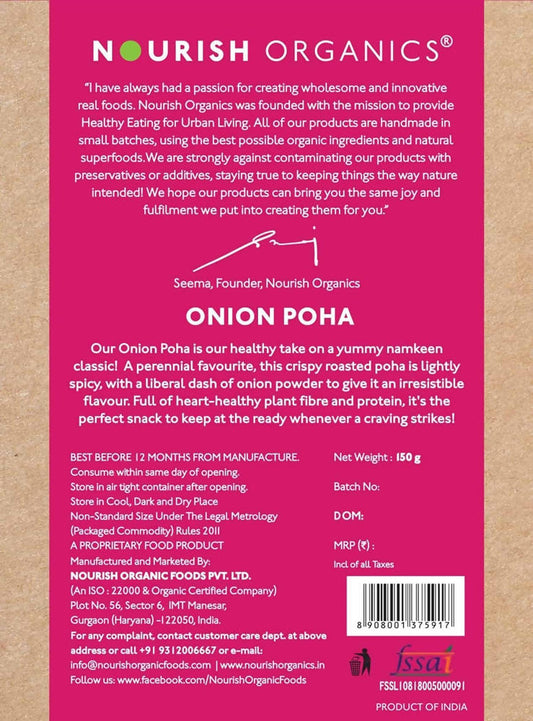 Nourish Organics Onion Poha
