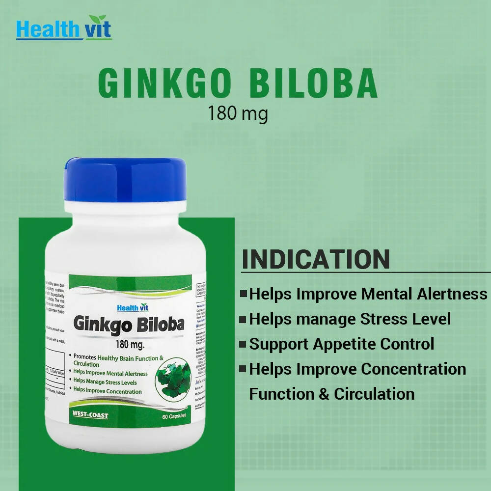 Healthvit Ginkgo Biloba Capsule - Grab2buy