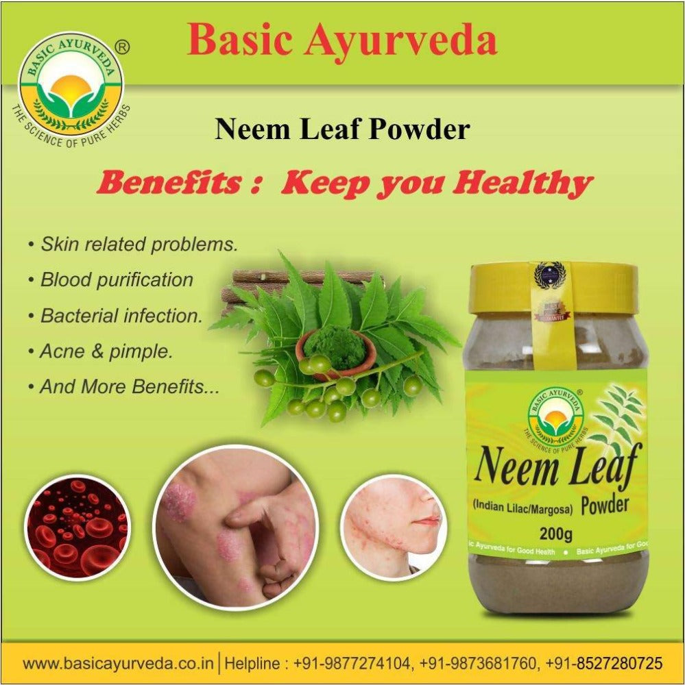 Basic Ayurveda Neem Leaf Powder 