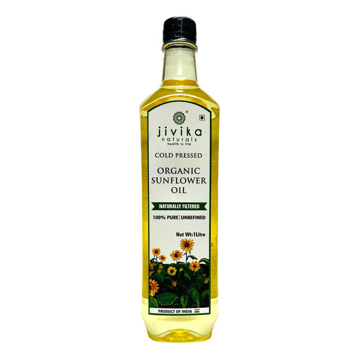 Jivika Naturals Cold Pressed Organic Sunflower Oil 