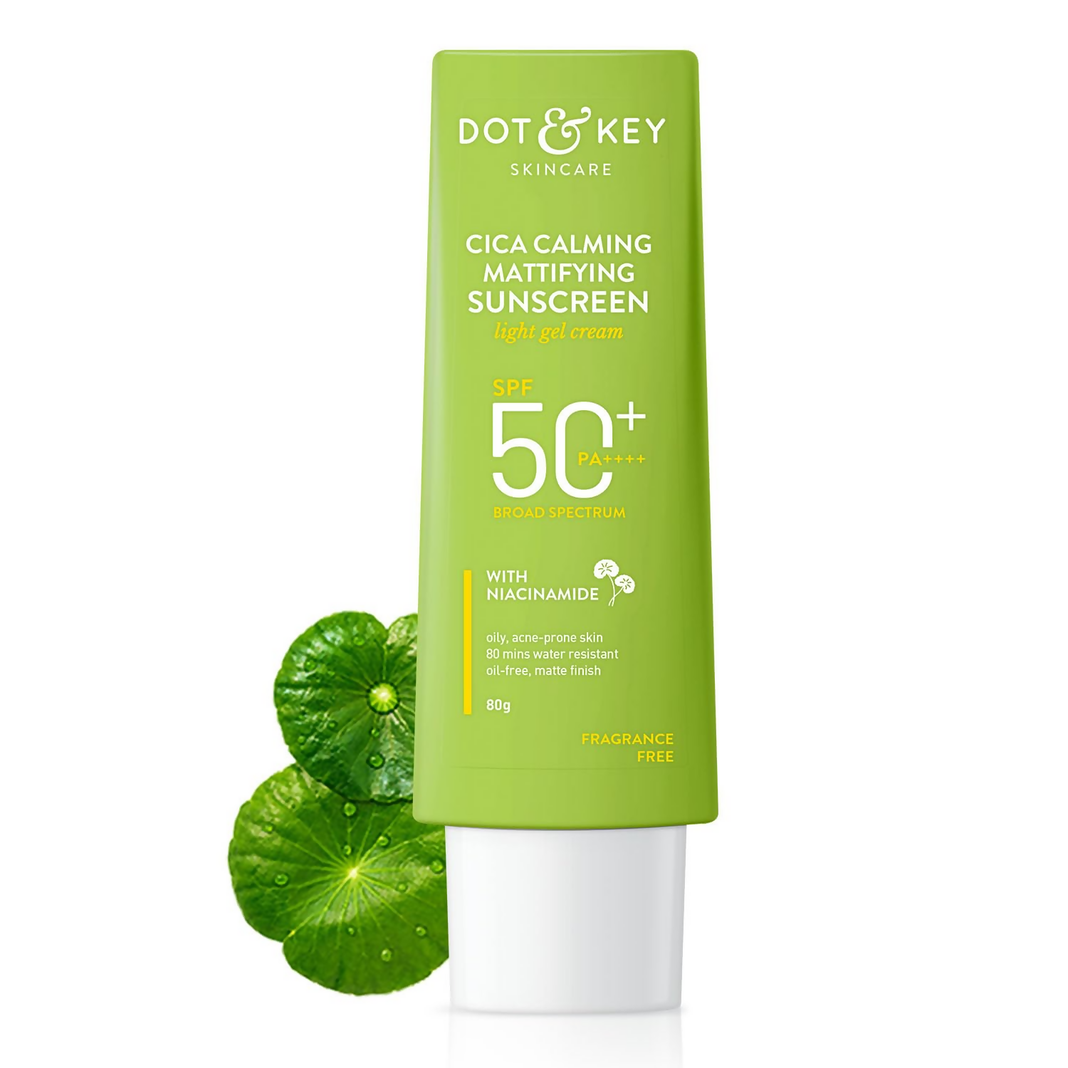 Dot & Key CICA Calming Mattifying Sunscreen SPF 50 For Oily Acne Prone & Sensitive Skin Genie India