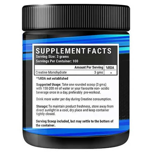 Inlife Micronized Creatine Monohydrate Powder 