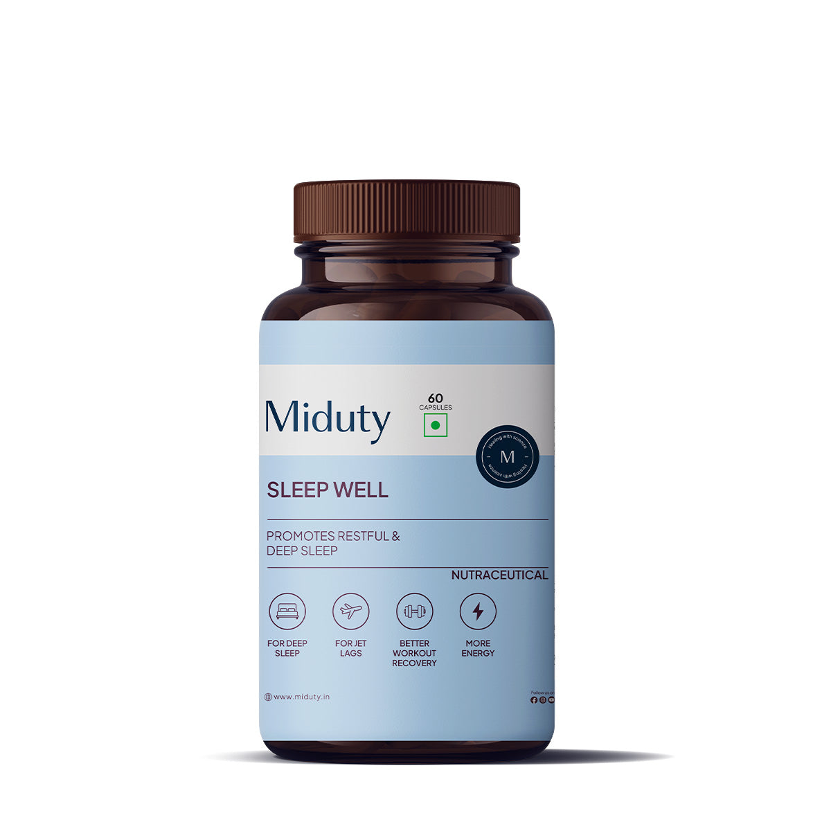 Miduty by Palak Notes Sleep Well Capsules 