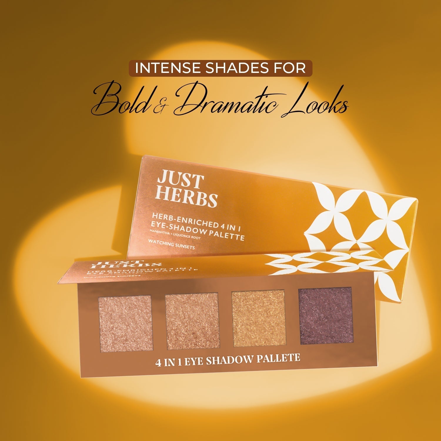 Herb Enriched 4-in-1 Eye-shadow Palette with Manjishtha and Liquorice Root 