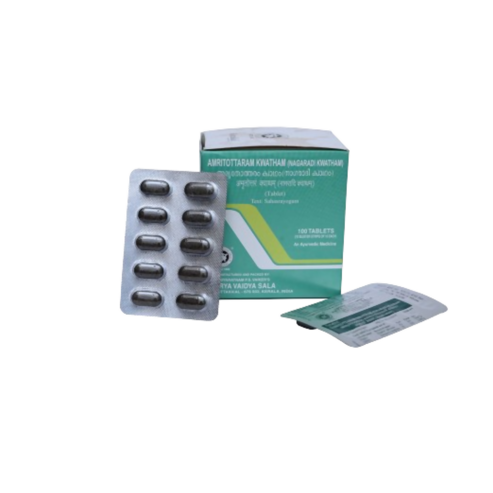 Grab2Buy Arya Vaidya Sala Amritottaram Kwatham Tablets 
