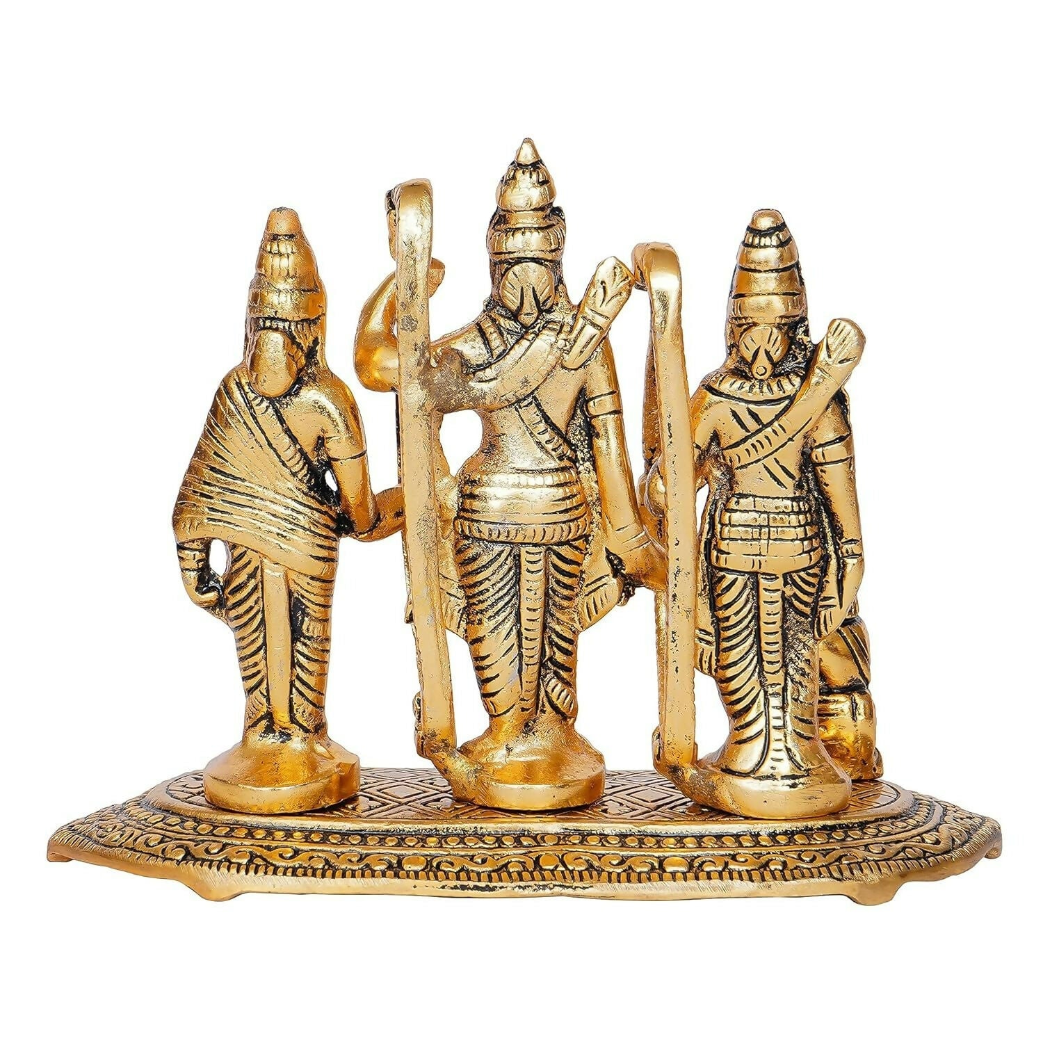 Jaipurcrafts Antique White Metal Lord Ram Darbar Idol - Grab2buy