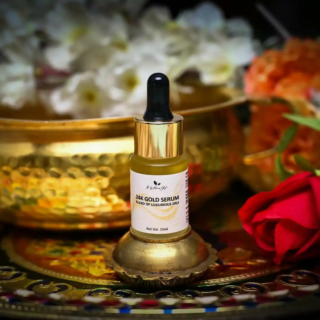 The Wellness Shop 24k Gold Serum Power Of Luxurious Oil  Grab2Buy The Wellness Shop Grab2Buy