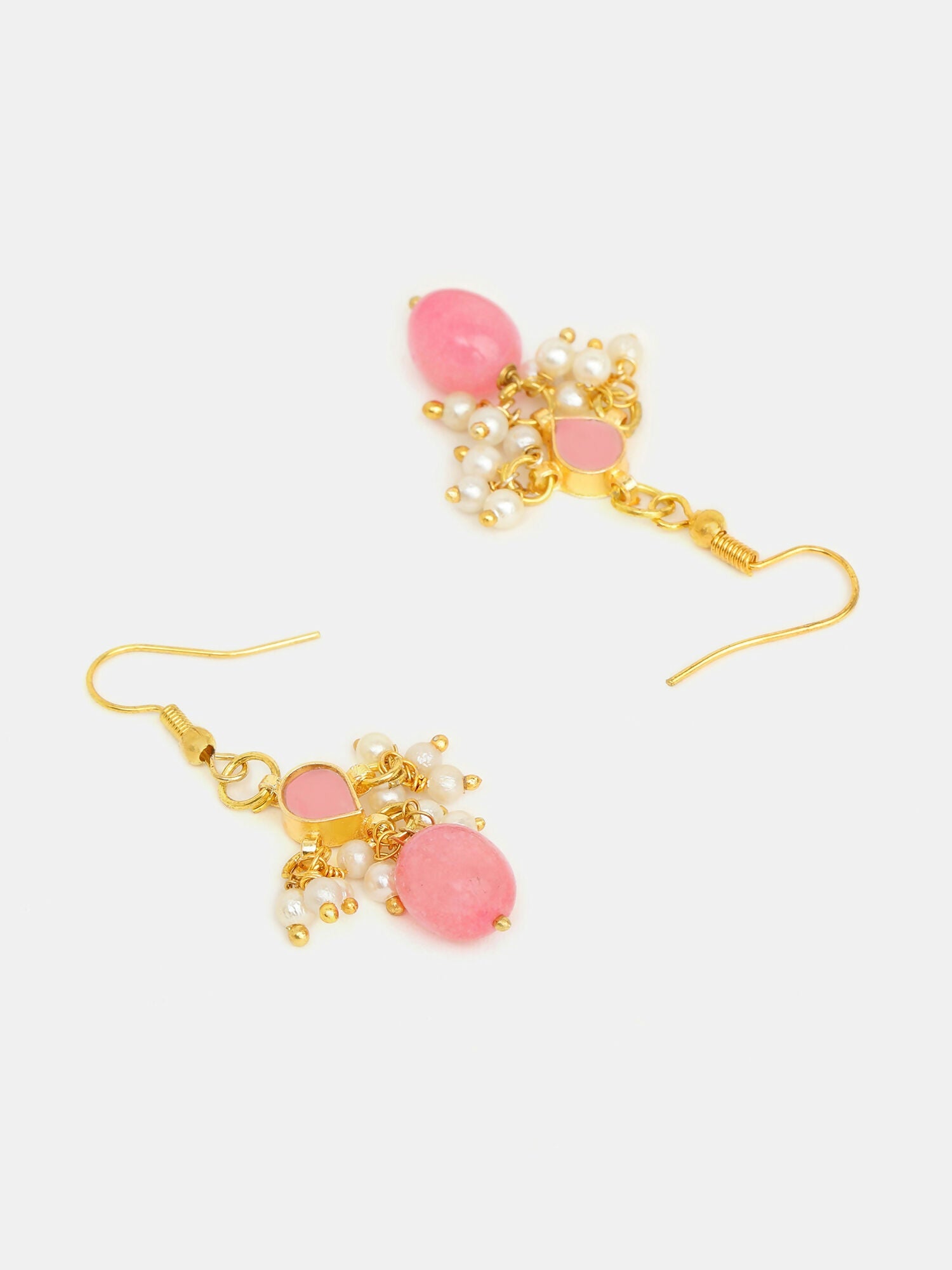 Ruby Raang Mannat Maang Tikka With Pair Of Earrings