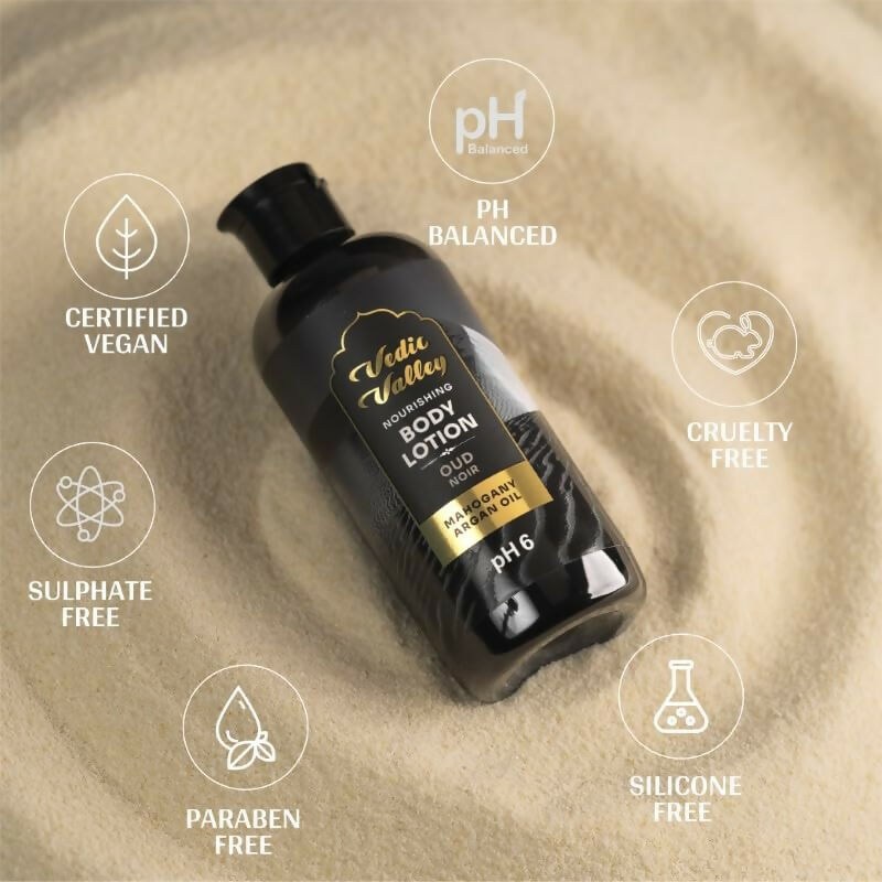 Vedic Valley Oud Noir Body Lotion with Shea, Avocado Butter  Grab2Buy Vedic Valley Grab2Buy