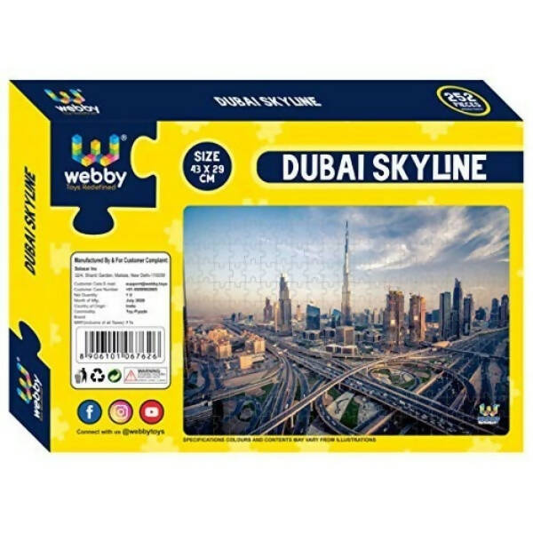 Webby Dubai Skyline Jigsaw Puzzle- 252 Pcs  Grab2Buy Webby Grab2Buy