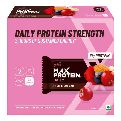 RiteBite Max Protein Daily Fruit & Nut Bar - Grab2buy