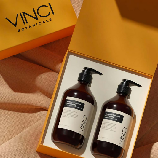 Vinci Botanicals Bergamot Geranium Hand Duo  Grab2Buy Vinci Botanicals Grab2Buy