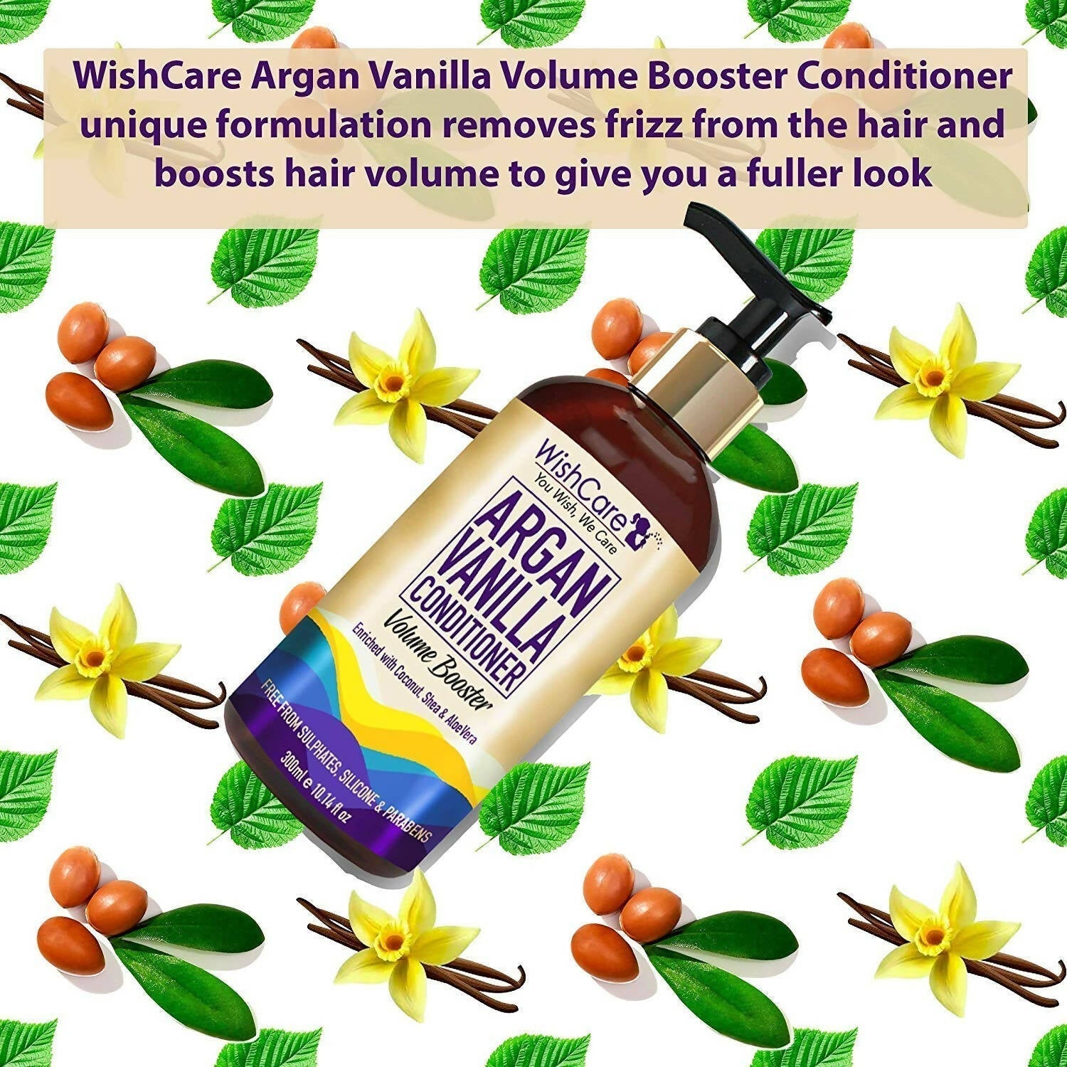 Wishcare Argan Vanilla Conditioner  Grab2Buy Wishcare Grab2Buy