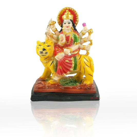 Hc Villa Polyresin Sherawali Mata Durga Maa Murti Statue - Grab2buy