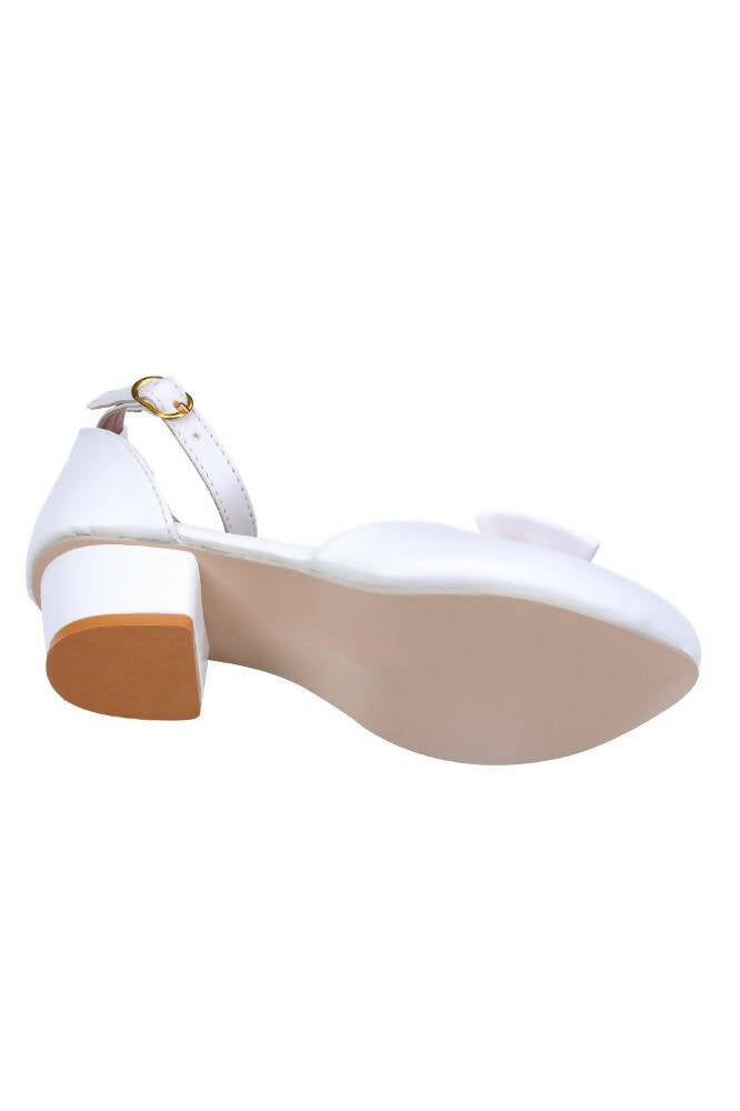 Tiny Bugs Girls Bow Embellished Ballerinas - White  Grab2Buy Tiny Bugs Grab2Buy