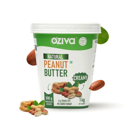 OZiva Natural Peanut Butter-Creamy 