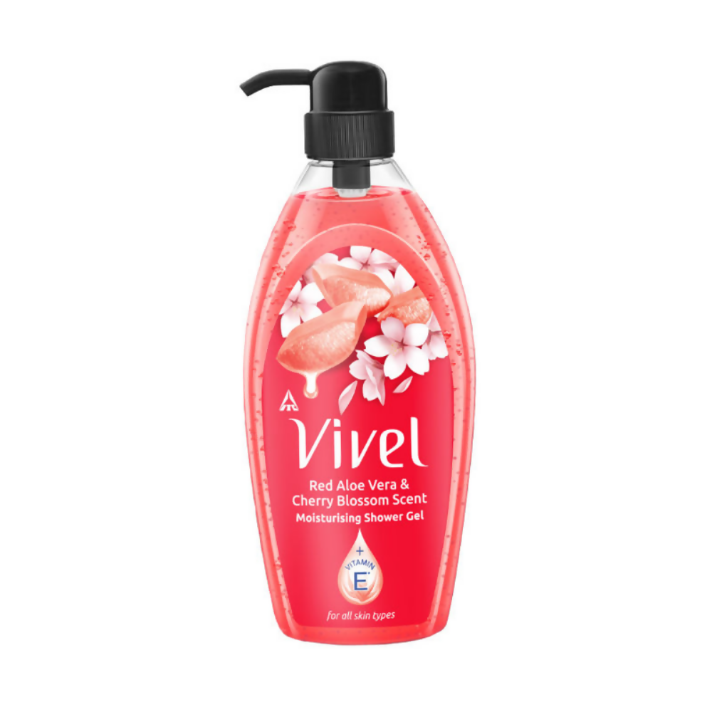 Vivel Red Aloe Vera & Cherry Blossom Scent Moisturizing Shower Gel  Grab2Buy Vivel Grab2Buy