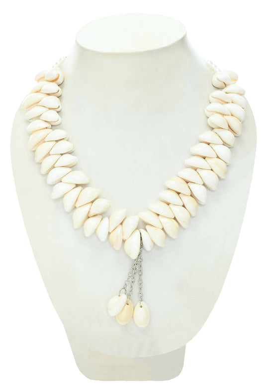 Mominos Fashion Johar Kamal Oxidised Silver-Plated Brass Finish Boho Design Necklace For Women - Grab2buy