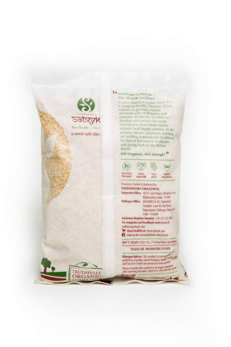 Siddhagiri's Satvyk Emmer Wheat Daliya (Khapli Genhu Daliya) 
