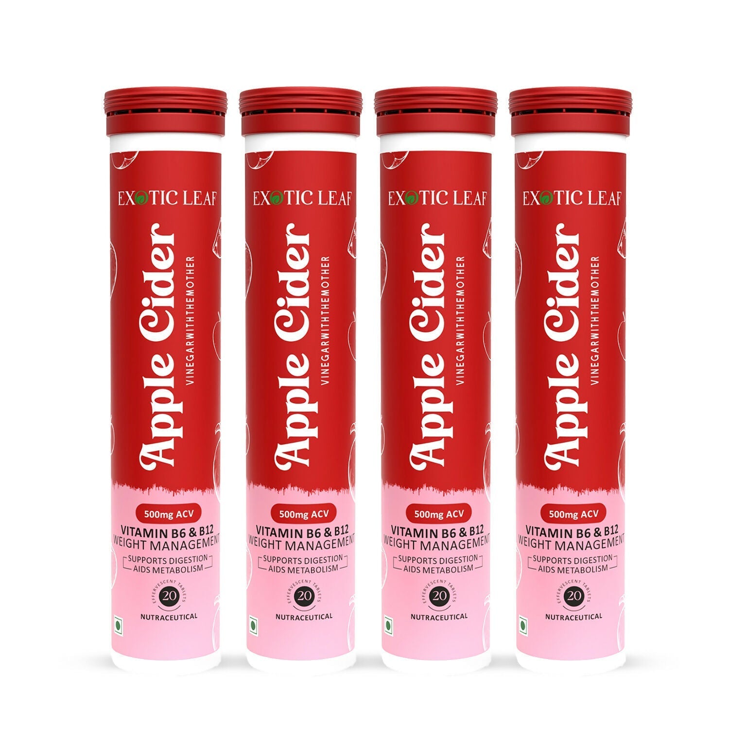 Exotic Leaf Apple Cider Vinegar Tablets 