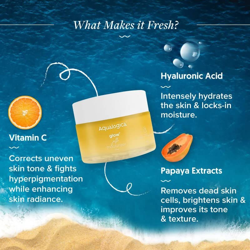 Aqualogica Glow+ Jello Moisturizer - Grab2buy