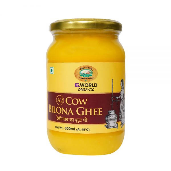 El World Organic A2 Cow Bilona Ghee | Desi Gir Cow Ghee | Organic A2 Desi Ghee 