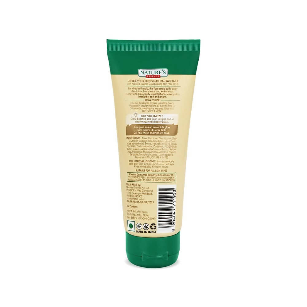 Nature's Essence Gold Glowing Skin Face Scrub 