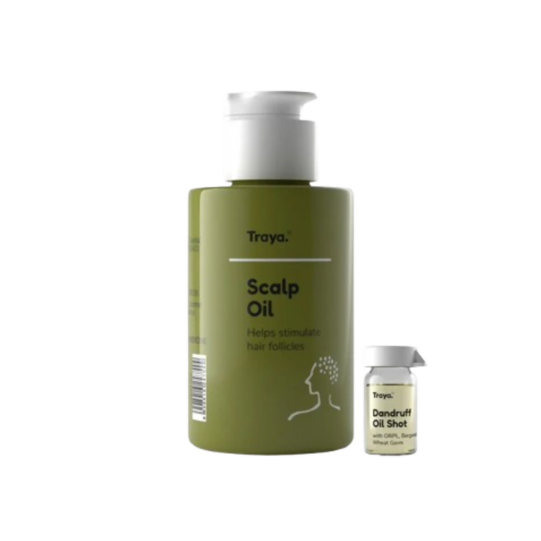Traya Scalp Oil with Dandruff Oil Shot  Grab2Buy Traya Grab2Buy