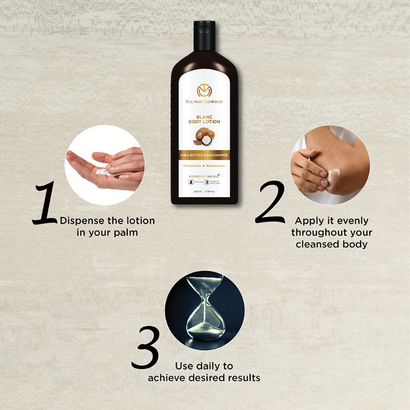 The Man Company Blanc Body Lotion For Men  Grab2Buy The Man Company Grab2Buy