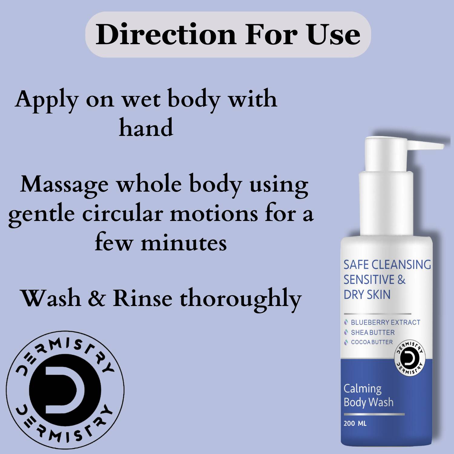Dermistry Calming Body Wash & Nourishing Body Butter 