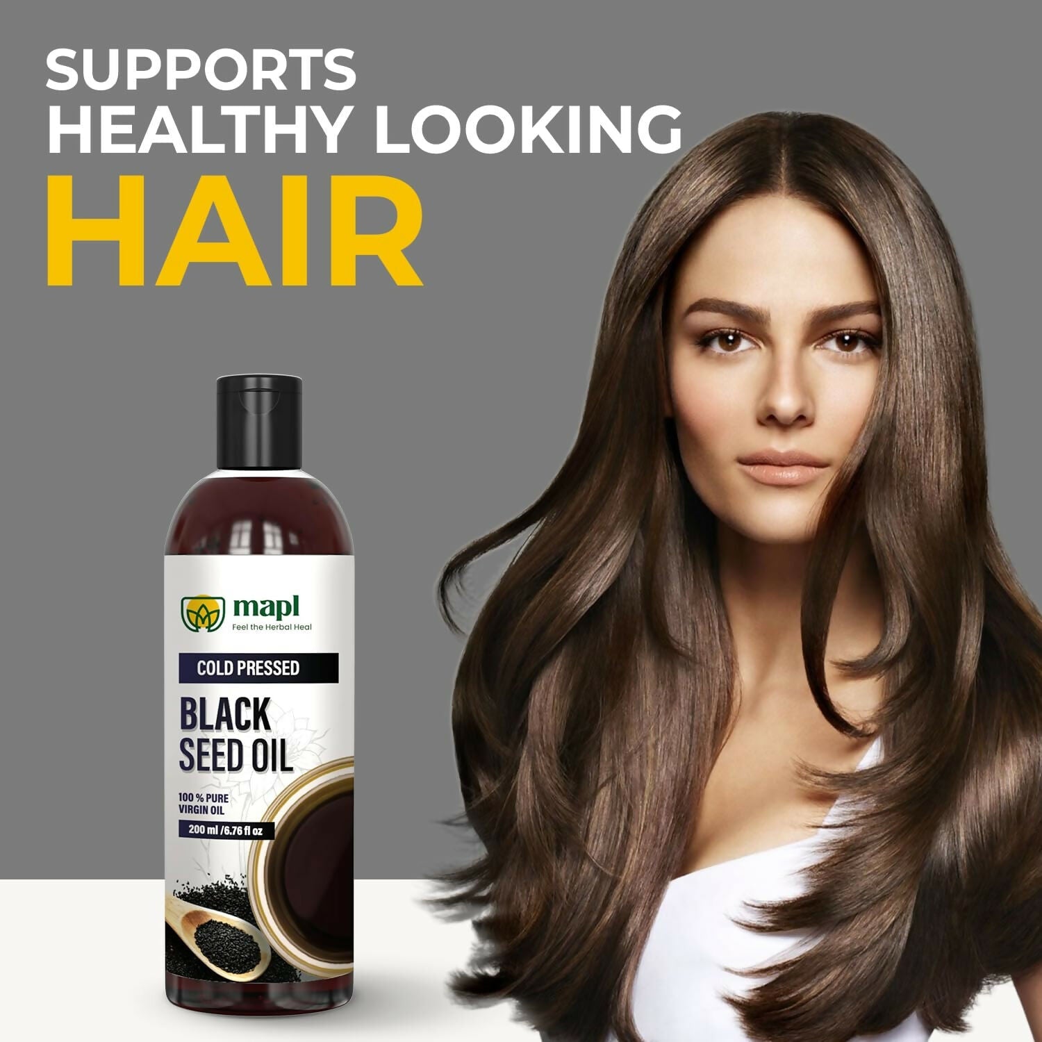 MAPL Organic Black Seed Oil Cold-Pressed 
