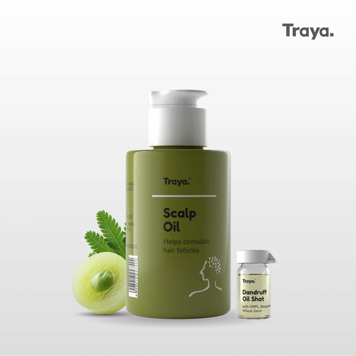 Traya Scalp Oil with Dandruff Oil Shot  Grab2Buy Traya Grab2Buy