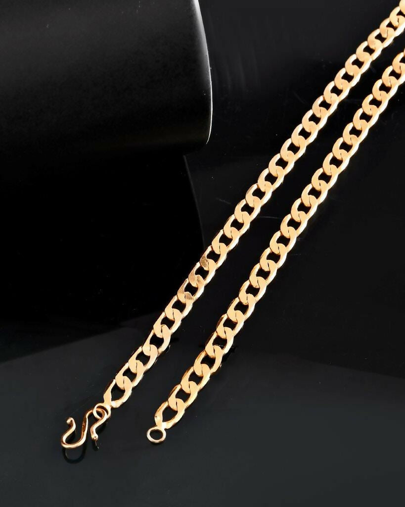 VOJ Gold-Polished Chain For Men 
