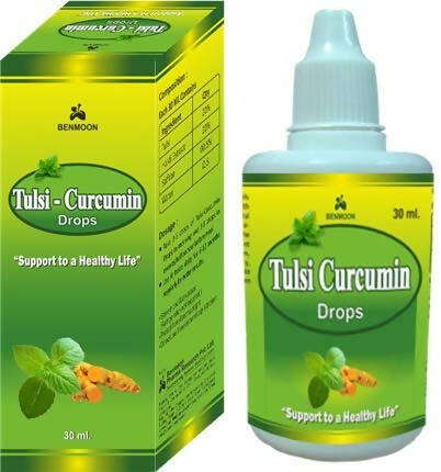 Benmoon Ayurveda Tulsi- Curcumin Drops 