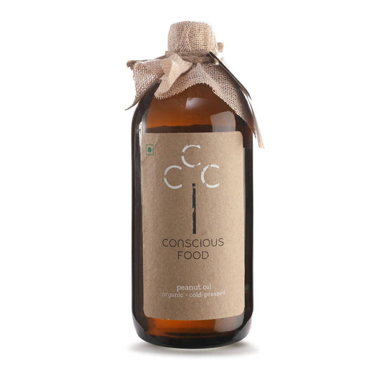 Conscious Food Organic Peanut/Groundnut Oil 
