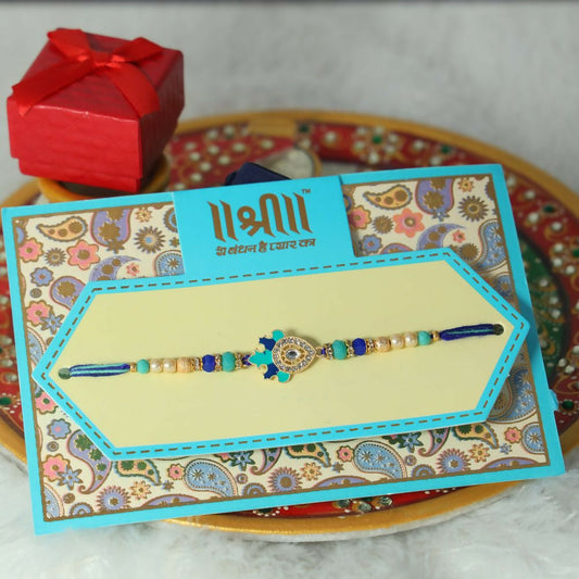 Indianvibez Kundan With Minakari Rakhi Collection 