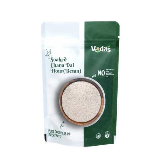 Vedas Kitchen Soaked Chana Dal Flour (Besan)  Grab2Buy Vedas Kitchen Grab2Buy