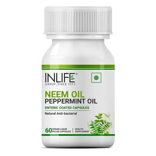Inlife Neem Oil Peppermint Oil Capsules 