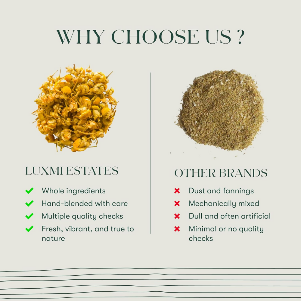 Luxmi Estates Organic Chamomile Herbal Infusion