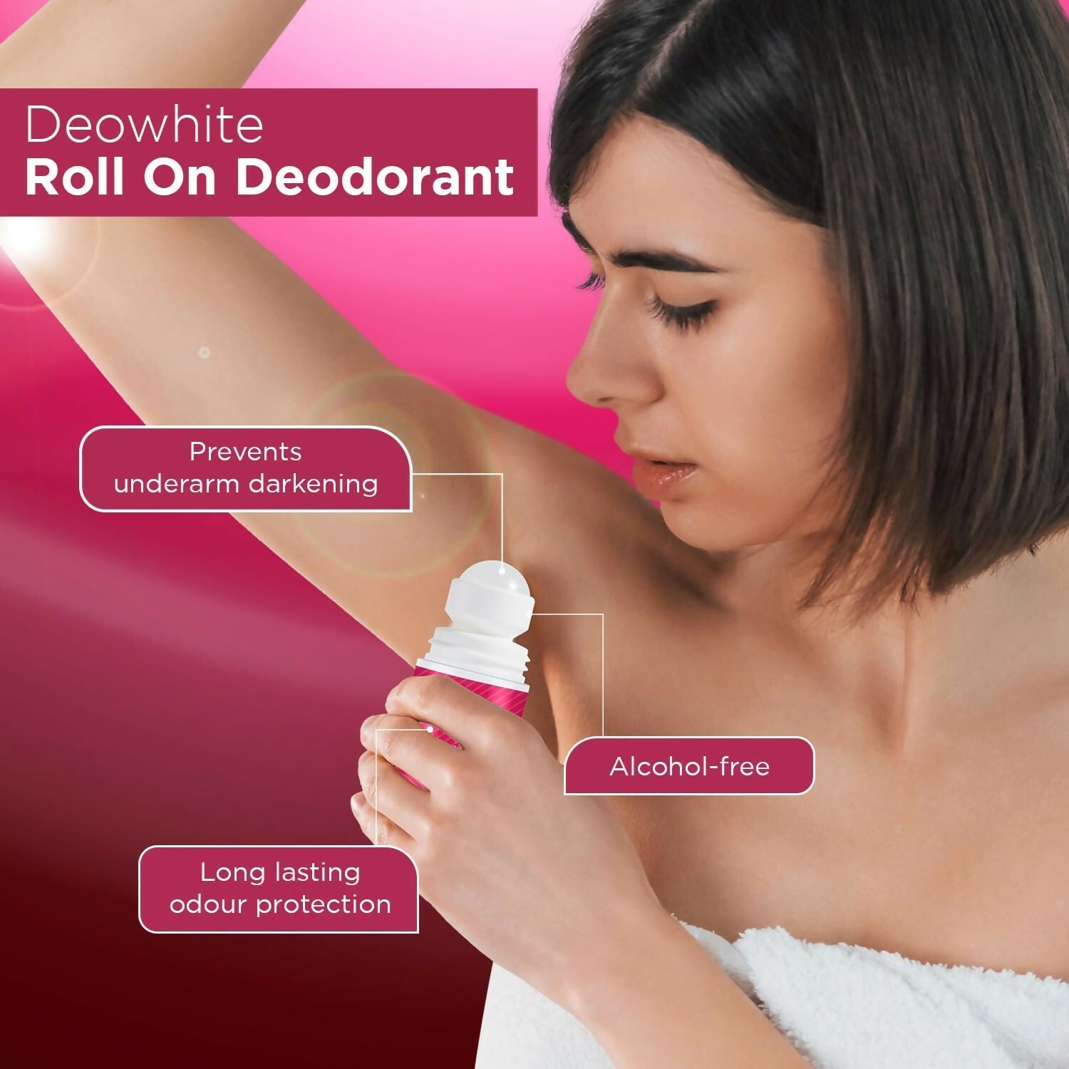 Bella Vita Deo White Natural Underarm Roll On Deodorant for Women 