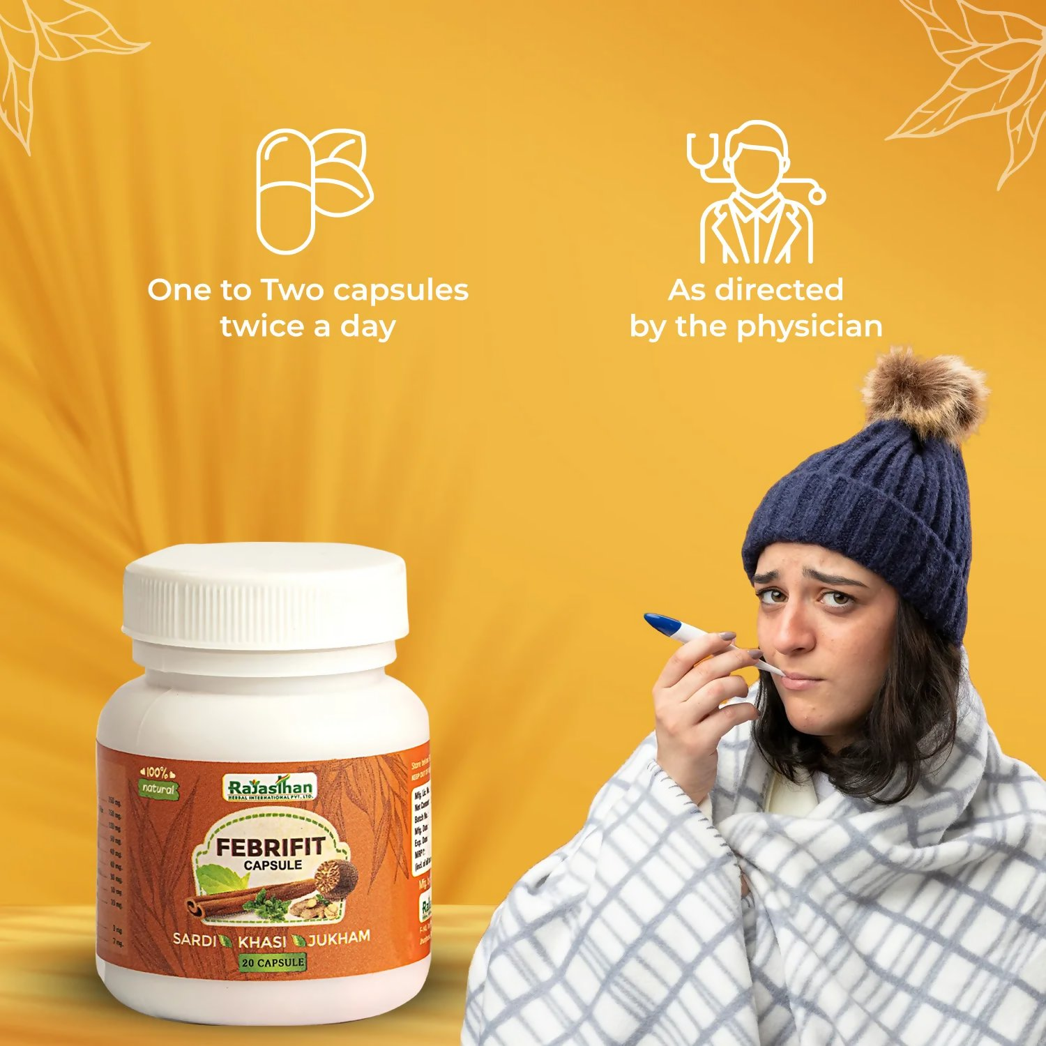 Rajasthan Herbals Febrifit Capsules 