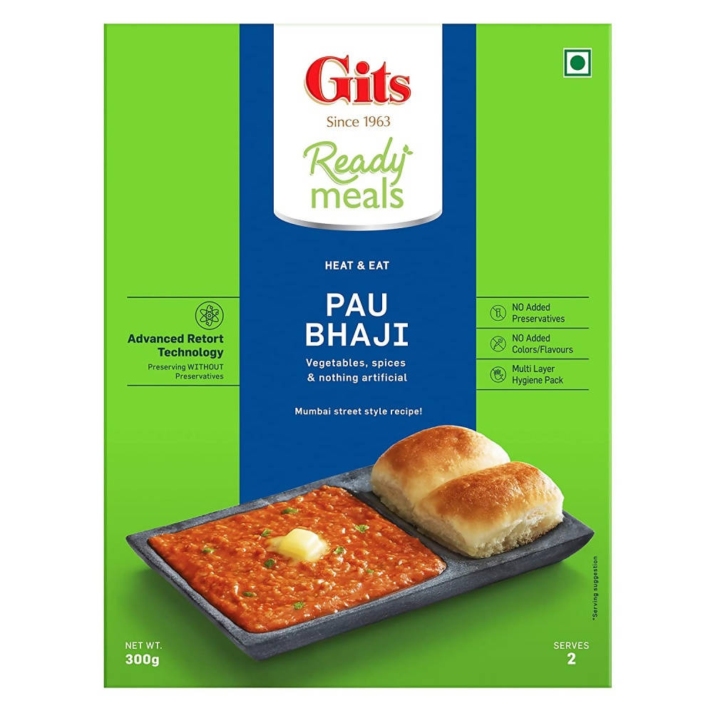 Gits Ready Meals Heat & Eat Pau Bhaji - Grab2buy