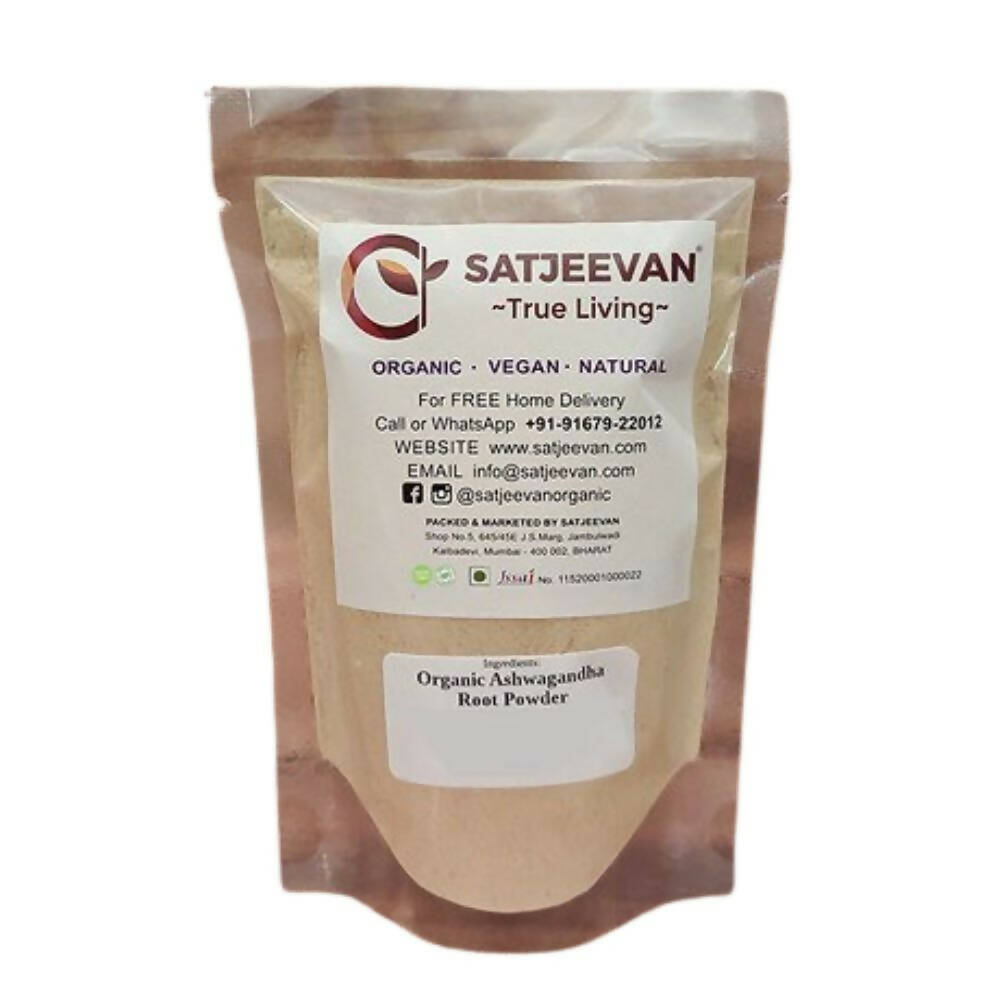 Satjeevan Organic Ashwagandha Root Powder 