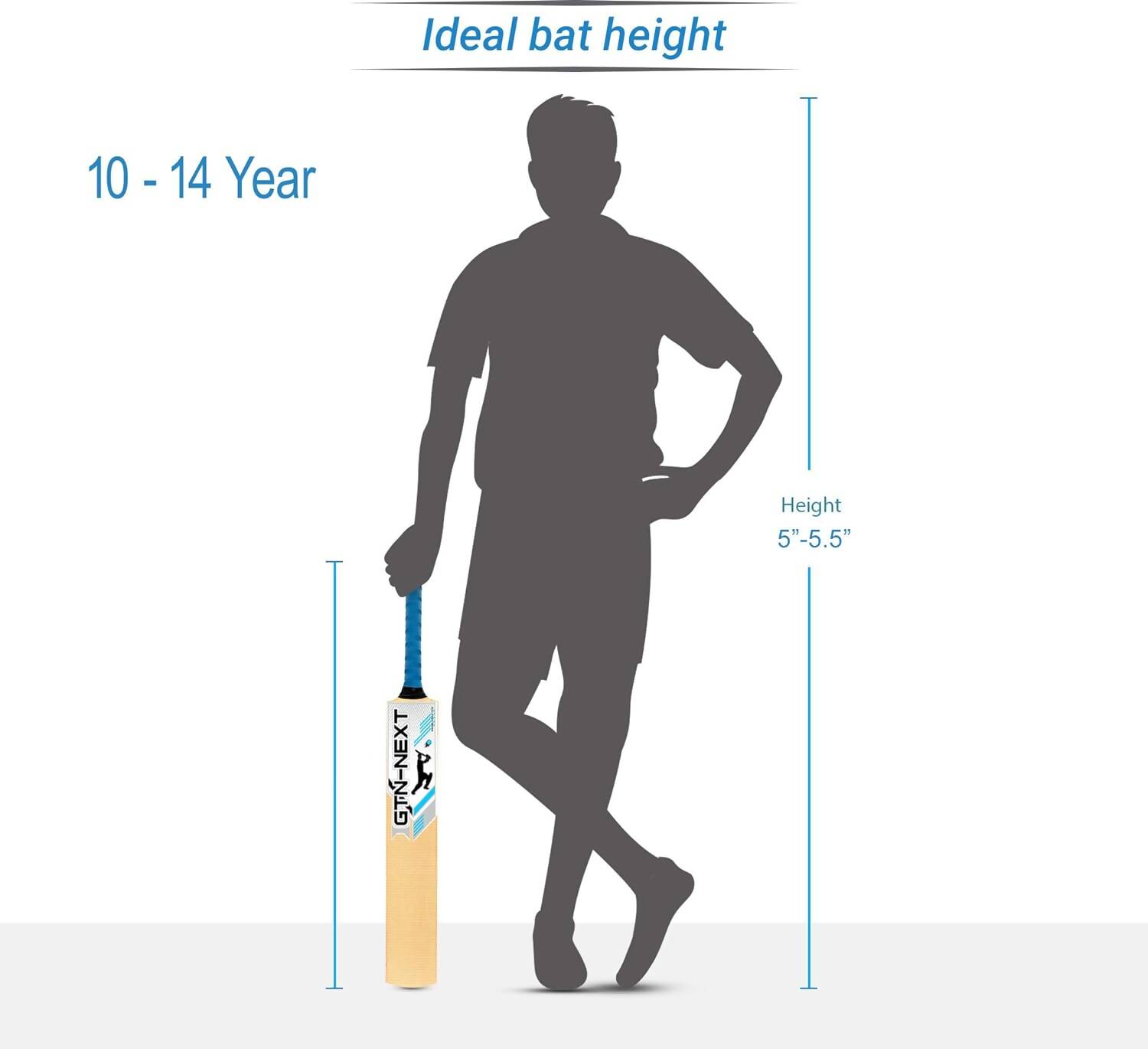Gtn Next Soft Tennis Cricket Bat (Size 5) 
