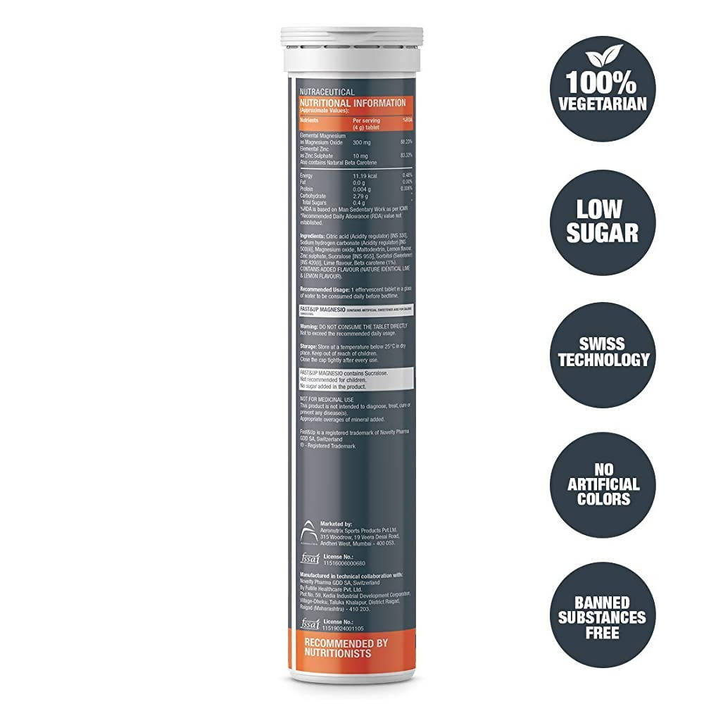 Fast&Up Magnesio Effervescent Tablets 