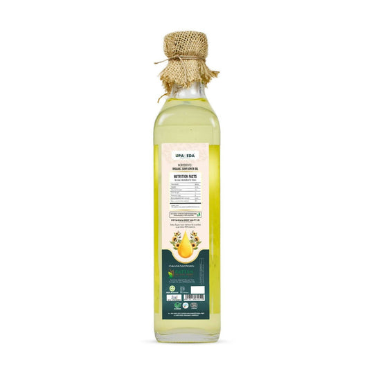 Upaveda Organic Cold Pressed Sunflower Oil 
