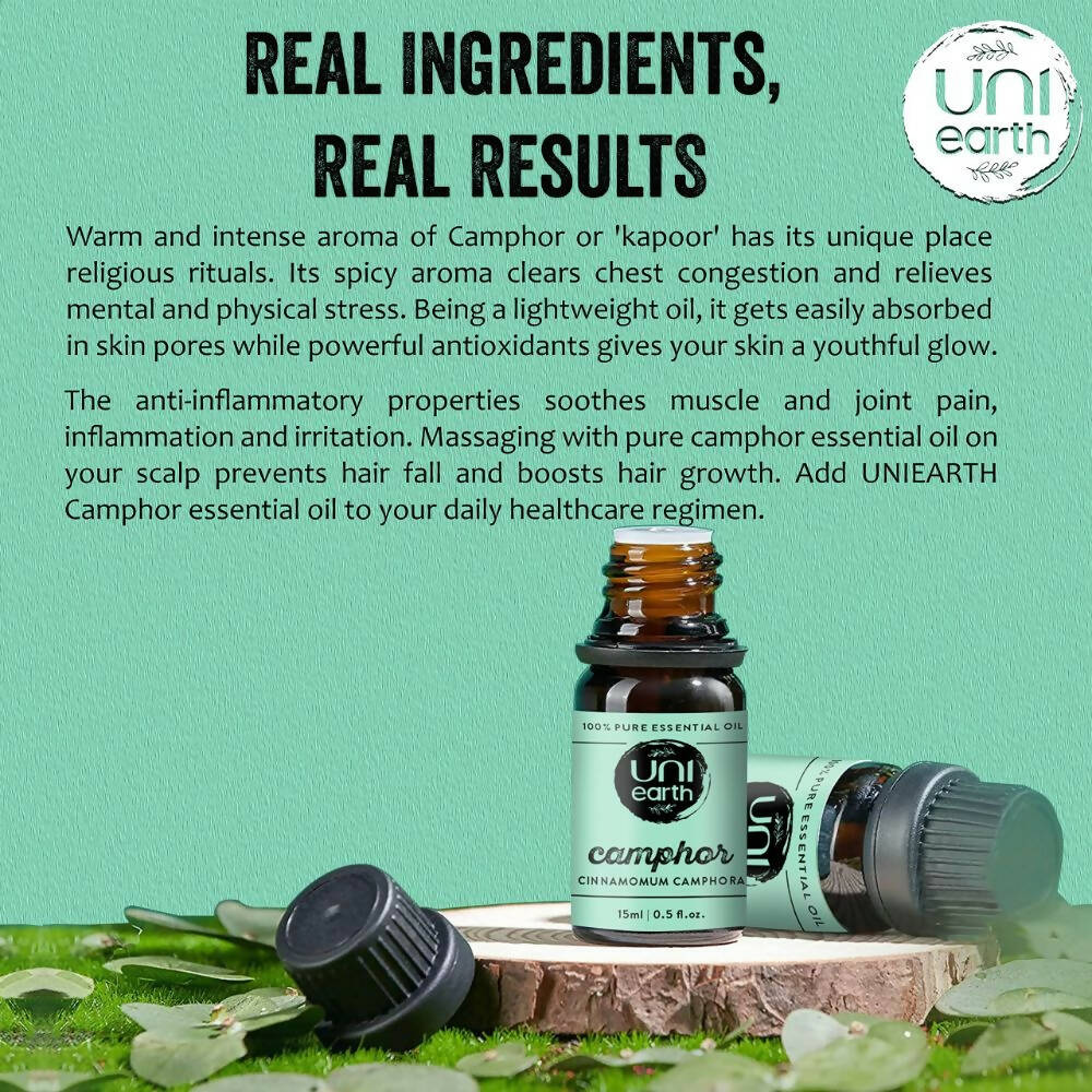 Uniearth Pure & Undiluted Camphor Essential Oil for Skin & Hair Care  Grab2Buy Uniearth Grab2Buy
