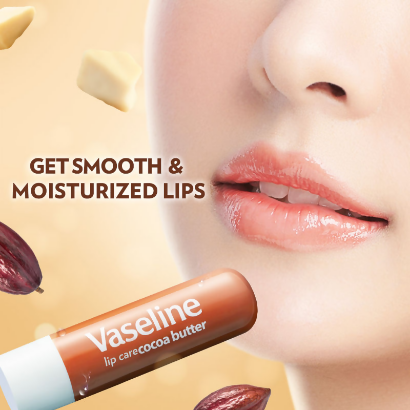 Vaseline Lip Care Lip Balm Stick - Cocoa Butter  Grab2Buy Vaseline Grab2Buy