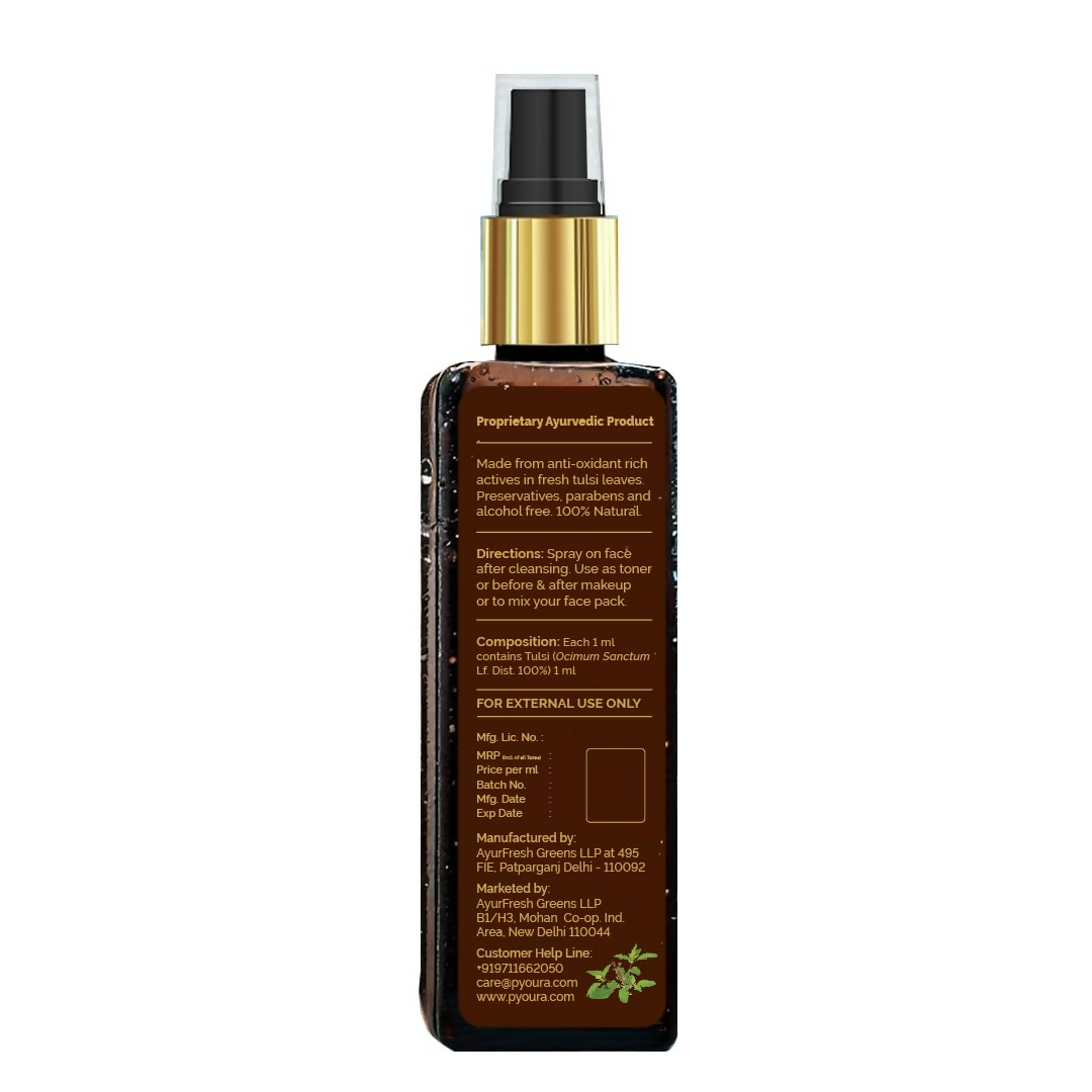 Pyoura Tulsi Anti Wrinkle Glowing Skin Face Toner Mist 