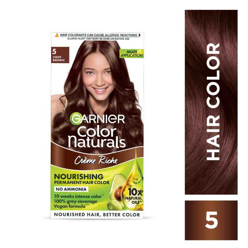 Garnier Color Naturals Creme Riche Hair Color - 5 Light Brown 